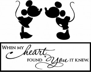 sayings mickey and minnie quotes my heart quotes mickey words quotes ...
