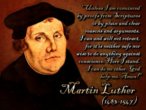 Christian Quote: Martin Luther Papel de Parede Imagem