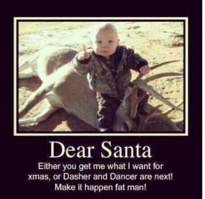 dear santa baby dead deer the best redneck engineering diy places my ...