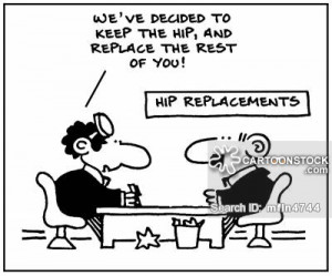 Hip Replacement cartoons, Hip Replacement cartoon, funny, Hip ...