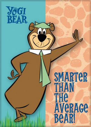 Hanna-Barbera Magnet Yogi Bear Smarter Than The Average Bear