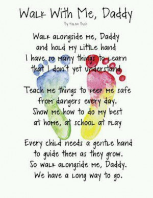 Happy Father’s Day 2015 Poems From Baby Footprints