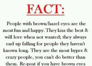 Beautiful Brown Eyes Quotes | brown eyes, fact, quotes, sayings ...