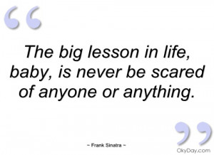 the big lesson in life frank sinatra