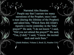 Sahih bukhari volume 2 book 22 number 314