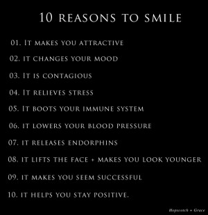 Reasons To Smile Quotes Tumblr Images Wallpapers Pics Pictures ...