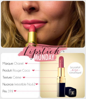 Lipstick Monday: Chanel Rouge Coco Irrésistible No. 62 ...