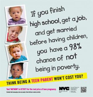 Teen Pregnancy Prevention campaign shows the high costs teen pregnancy ...