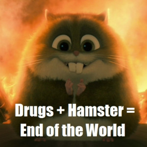 Disney's Bolt Funny Pictures Drugs+Hamster