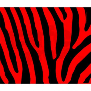 Red And Black Zebra Stripes