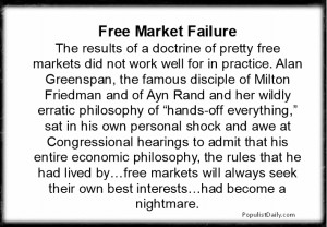 Democurmudgeon: Free Market Failure: The Great Recession!!!