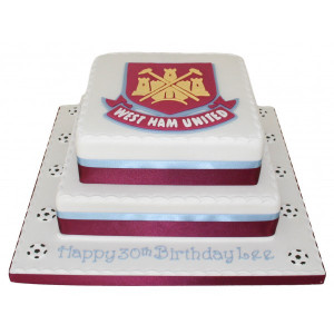 West Ham Birthday Cake