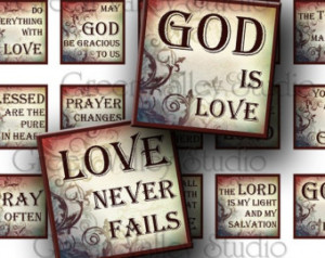 Digital Images Sheet Religious Quot es Christian Love 2 Sizes One Inch ...