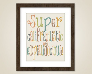 Typography movie quote art 8 x 10 fun print by quoteaddict