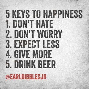 keys to happiness by Earl Dibbles JR