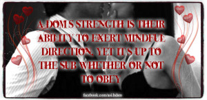 Dominant Quote www.asibdsm.com | A Submissive's Initiative