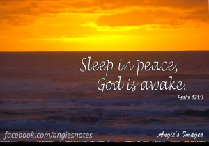 Sleep in peace...
