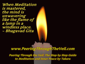 meditation quote from the bhagavad gita when meditation is mastered ...