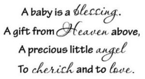 Baby Angel Wall Stickers and Decals with Inspirational Guardian Angel ...