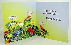 Frog Puns Birthday Card
