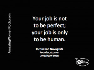 SheQuotes Jacqueline Novogratz on being human #Quote #humanity # ...