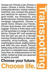 Trainspotting-Quotes-poster-Black-comedy-film-Urban-poverty-Drug ...