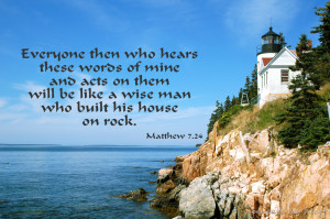 ... house upon the rock and the foolish man who built his house upon the
