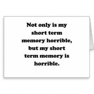 Short Memory Sayings
