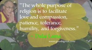 Daily Inspirational Quote by Dalai Lama