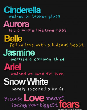 Disney Princess Quotes About Love