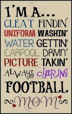 Football Mom Quotes | Posters, Quotes, Sayings... More