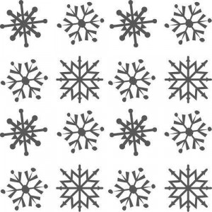 Snowflake Pack Wall Decals - Trading Phrases - Photo