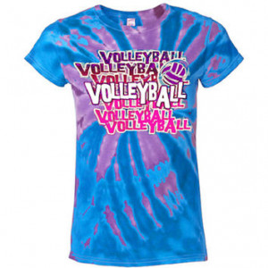 Casual Wear | Blue Swirl Tie Dye Volleyball T-Shirt