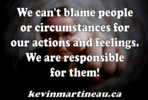You Play The Blame Game...