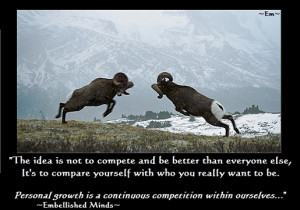 ... quotes compete Inspirational Quotes: Competition with Ourselves