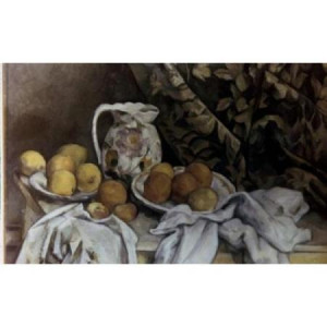 Still Life with Drapery by Paul Cezanne, 1898-1899, 1839-1906 Poster ...