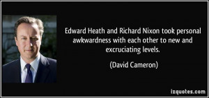 Edward Heath and Richard Nixon took personal awkwardness with each ...