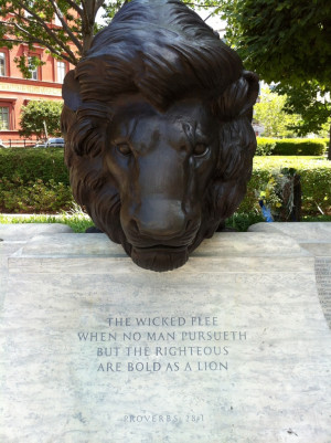 Proverbs 28:1 National Law Enforcement Memorial in Washington D.C ...