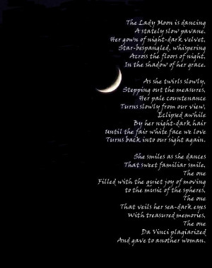 Moon Phases Poems Poem for the new moon
