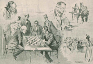 right wilhelm steinitz mikhail chigorin and the game between steinitz