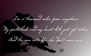 Down So Long - Jewel Song Lyric Quote in Text Image