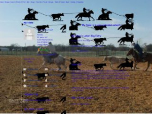 Untitled - Team Roping MySpace Layout Preview