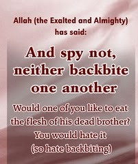 Speaking To The Point Of Backbiting