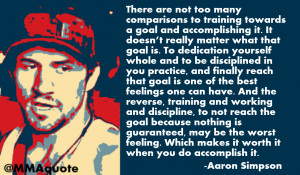 Aaron Simpson on Goals