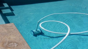 video of a pool cleaning machine in a swimming pool. - HD stock ...