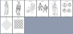 Home History Ancient History Romans Romans Colouring Sheets (22 Pages)