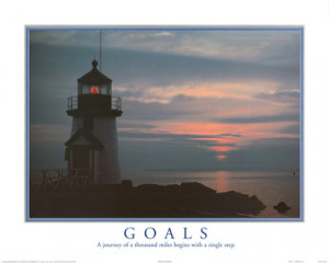 Motivational Inspirational Posters Goals Lighthouse