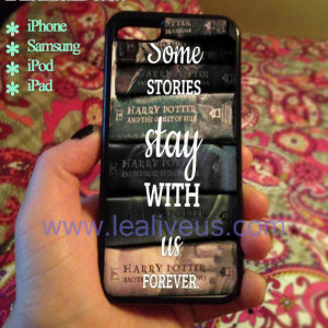 Harry Potter Books Quote Phone Case Back Cover for iPhone, iPod and ...