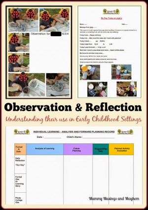 Understanding the use of Observations,Reflection and Linking in Early ...