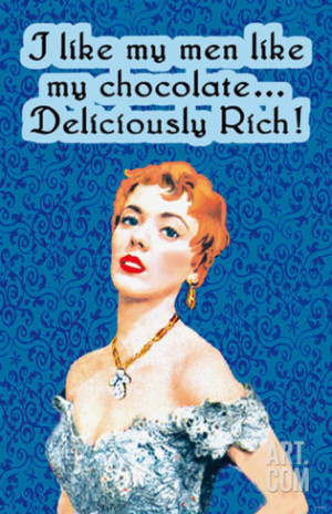 Like My Men Like My Chocolate Masterprint